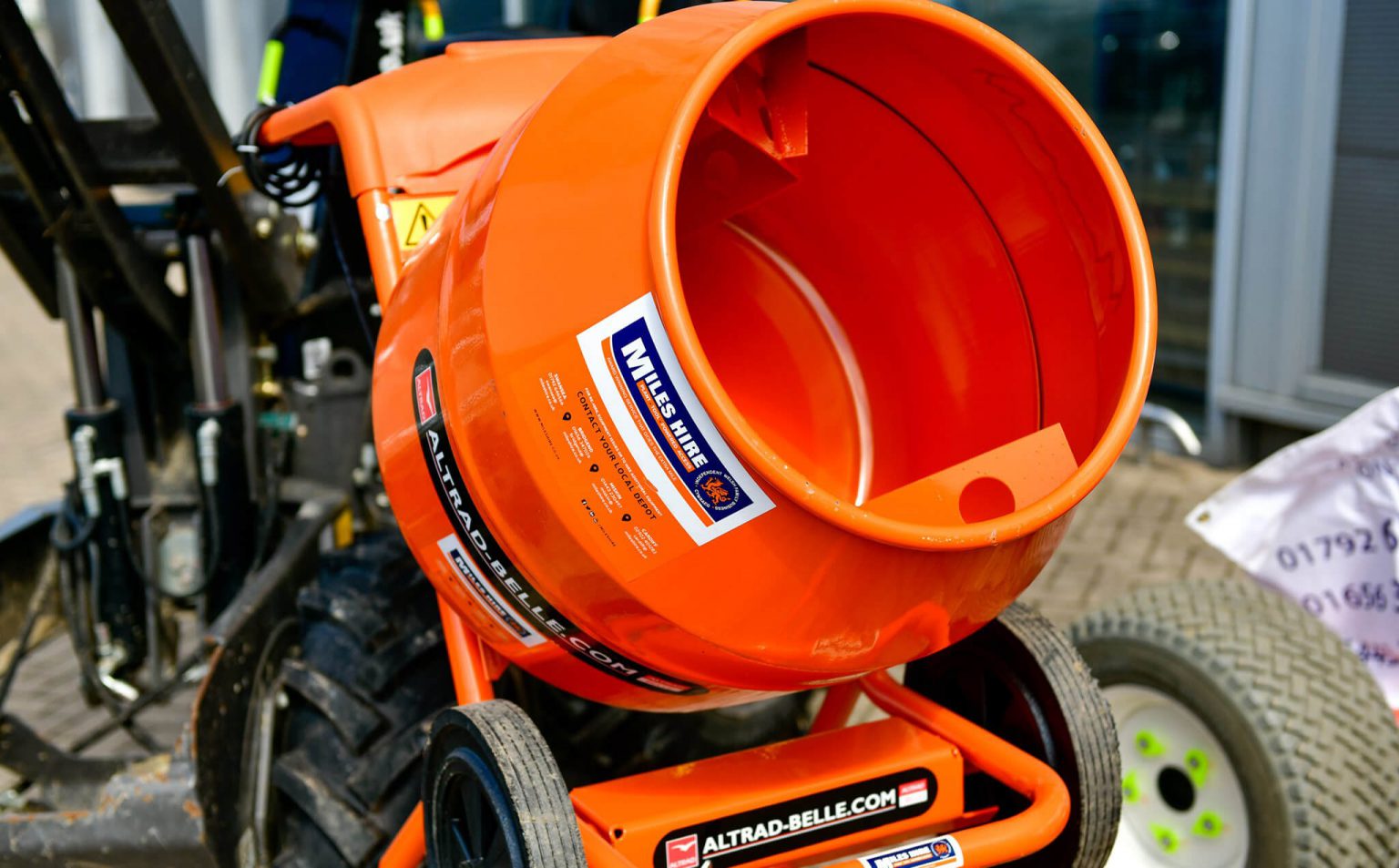 Belle Minimix 150 Petrol Cement Mixer Miles Hire